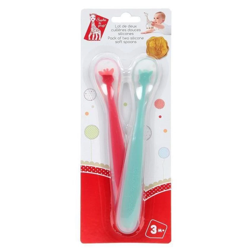 Lot De 2 Cuillères En Silicone Sophie La Girafe – Image 2