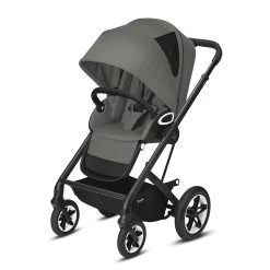 CYBEX Poussette Talos S Lux - Châssis Black - Siège Soho Grey