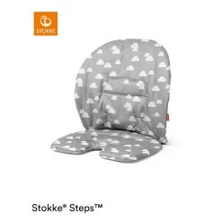 Stokke Coussin Pour Chaise Steps Baby Set - Grey Clouds