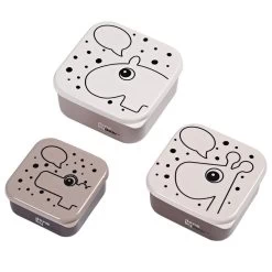 Done By Deer Set De 3 Lunchbox à Goûter - Rose