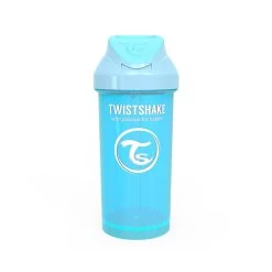 Twistshake Tasse à Paille 360 Ml 6+ Mois - Bleu Pastel