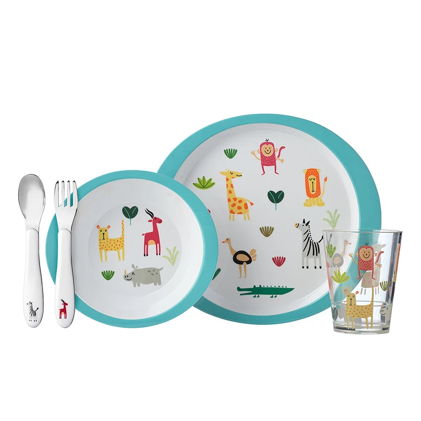 Set Repas 5 Pièces - Animal Friends