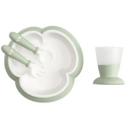 BabyBjörn Set Repas Bébé - Vert Pastel