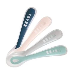 Beaba Set De 4 Cuillères 2ème âge En Silicone