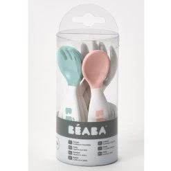 Beaba Set De 6 Cuillères + 4 Fourchettes Ergonomiques