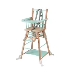 Chaise Haute Traditionnelle Marcel Transformable – Hybride Vert