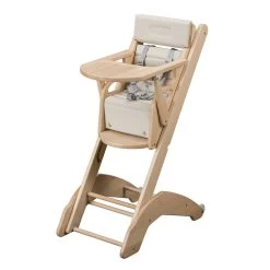 Chaise Haute évolutive Manon Multi-positions – Vernis Naturel